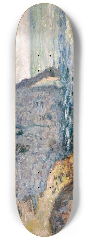 Claude Monet - The Cliff of Aval, Etrtat 8.25 inch art skate deck