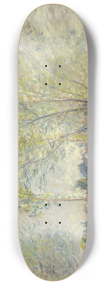 Claude Monet - The Willows 8.25 inch art skate deck