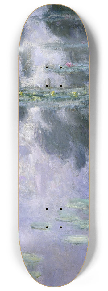Claude Monet - Water Lilies (Nymphas) 8.25 inch art skate deck