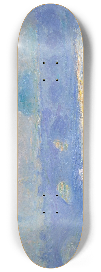 Claude Monet - Waterloo Bridge 8.25 inch art skate deck