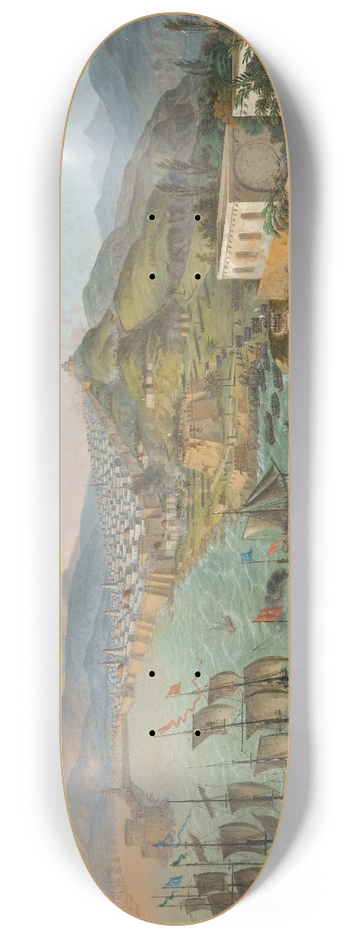 C L Hofmeister - Flotilla BeforeAlgiers 8.25 inch art skate deck