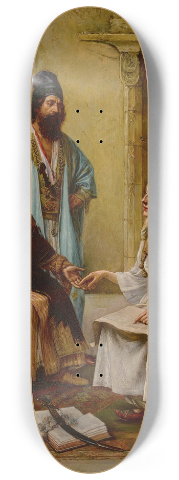Clment Pujol de Guastavino - The fortune teller 8.25 inch art skate deck