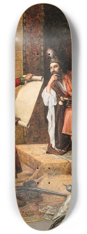 Clment Pujol de Guastavino - The Sultan And The Messenger 8.25 inch art skate deck