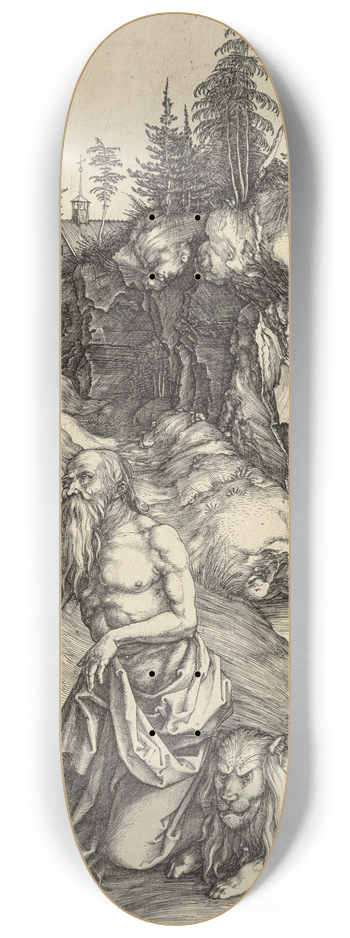 Albrecht Drer - St. Jerome in penitence 8.25 inch art skate deck