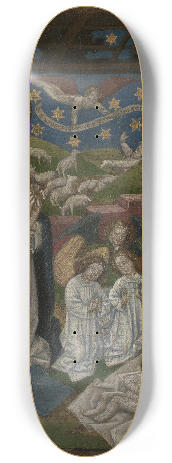 Cologne Master of 1458 - Nativity 8.25 inch art skate deck