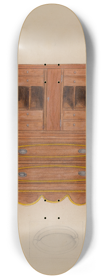 Columbus Simpson - Writing Desk 8.25 inch art skate deck
