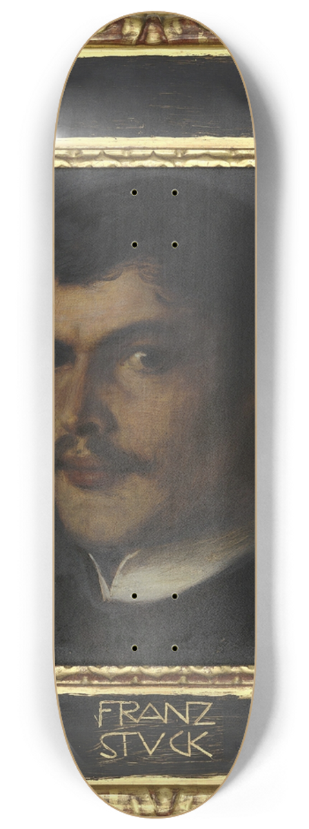 Franz von Stuck - Self-portrait 8.25 inch art skate deck