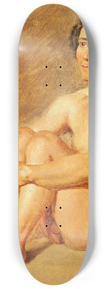 Constantin Hansen - En siddende lazzaron 8.25 inch art skate deck