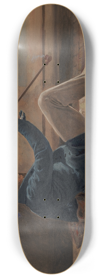 Constantin Hansen - The Architect Gottlieb Bindesbll 8.25 inch art skate deck