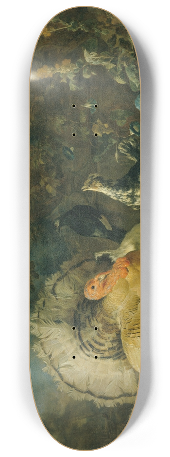 Franz Werner von Tamm - Hausgeflgel und Kaninchen 8.25 inch art skate deck