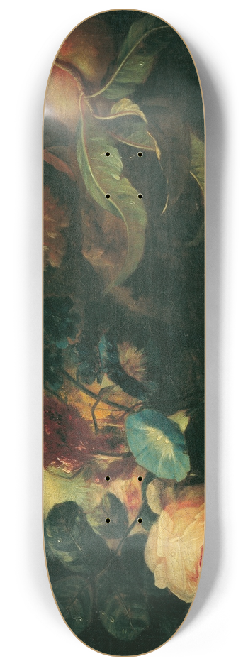 Franz Werner von Tamm - Stillleben mit Meerschweinchen, Blumen und Frchten 8.25 inch art skate deck