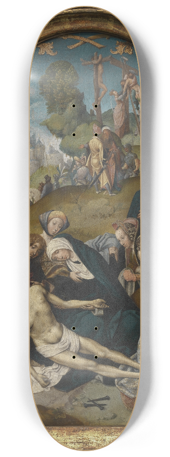 Cornelis Engebrechtsz - The Lamentation of Christ 8.25 inch art skate deck
