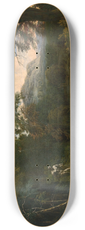 Cornelis Huysmans - Landscape 8.25 inch art skate deck