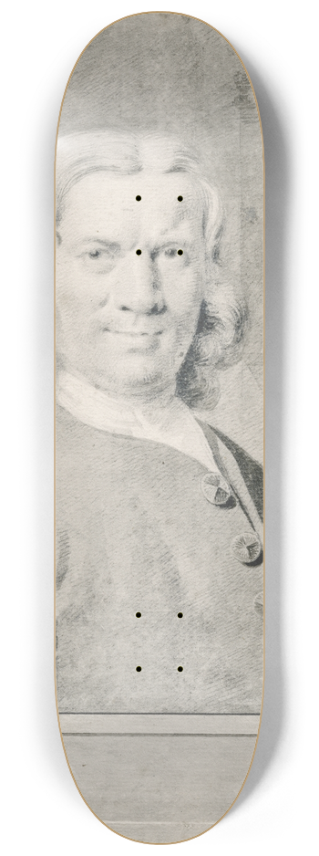 Cornelis Pronk - Portrait of the historian Simon Eikelenberg 8.25 inch art skate deck