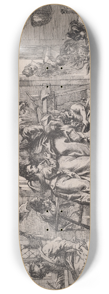 Cornelis Schut - Grammatica 8.25 inch art skate deck