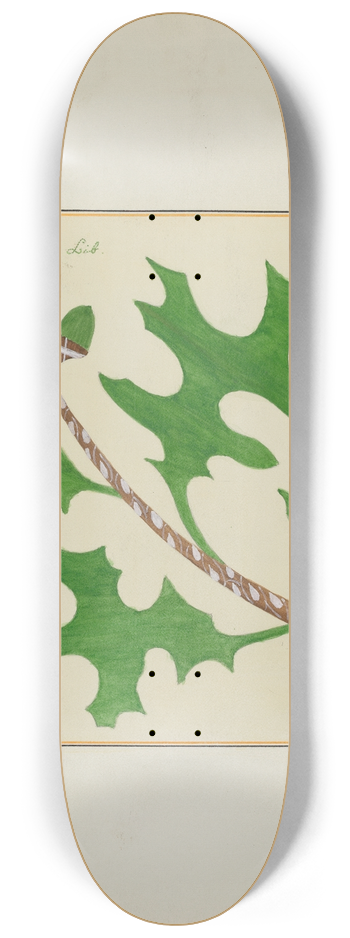 Cornelius Christoffels and Margaret Linsley - Pieced Autograph Quilt (1 Piece) 8.25 inch art skate deck