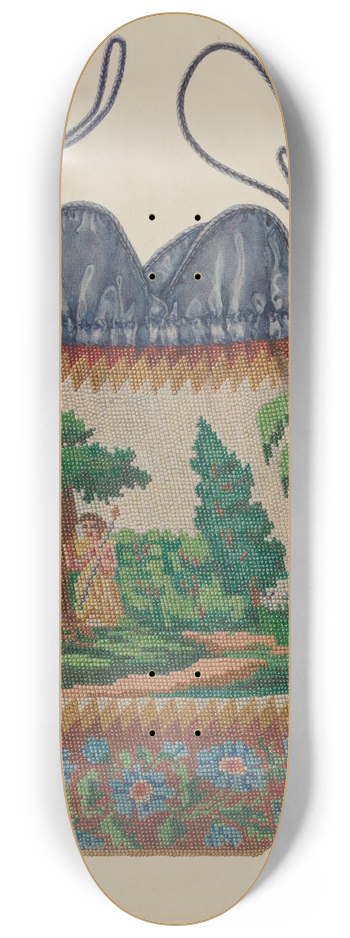 Cornelius Christoffels - Beaded Bag 8.25 inch art skate deck