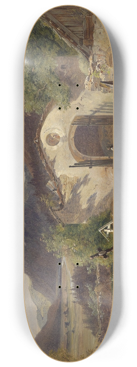 Franz Xaver Reinhold - Friedhof im Salzkammergut 8.25 inch art skate deck