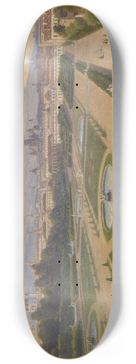 Franz Xaver Reinhold - Garten des Belvedere 8.25 inch art skate deck