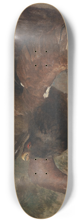 Franz Xaver von Pausinger - Auerhahn 8.25 inch art skate deck