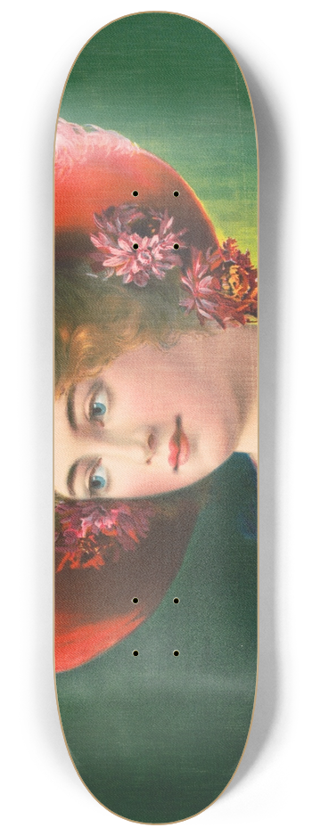 C.T. Collins - Chrysanthemum 8.25 inch art skate deck