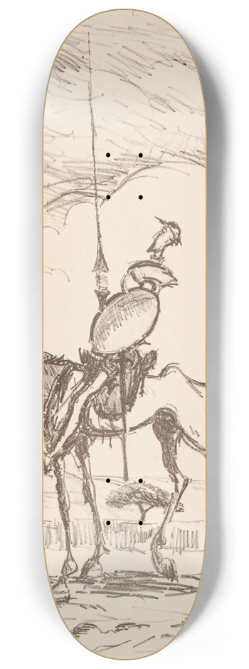 Cyprin Majernk - Don Quijote 8.25 inch art skate deck