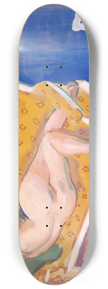 Cyprin Majernk - Reclining Nude 8.25 inch art skate deck