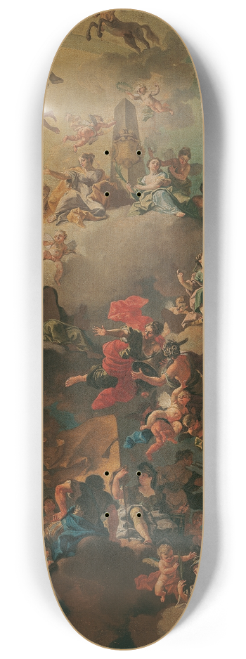 Daniel Gran - Allegorie auf die glckliche Regierung Mhrens 8.25 inch art skate deck