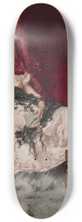 Daniel Hernndez Morillo - Mujer En Reposo (Daydreams) 8.25 inch art skate deck