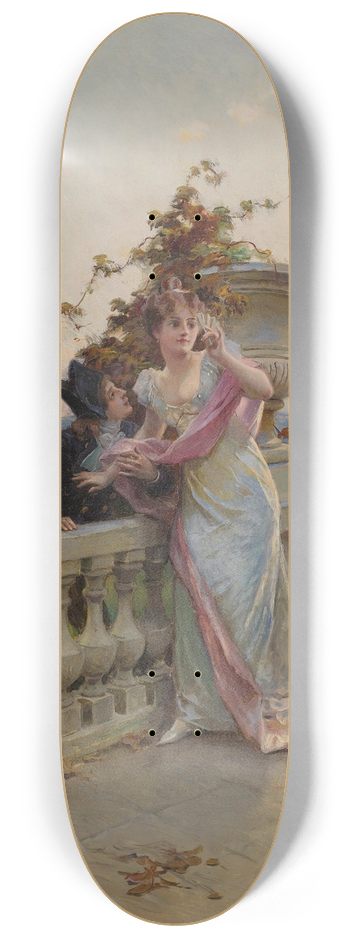 Daniel Hernndez Morillo - On The Balcony 8.25 inch art skate deck