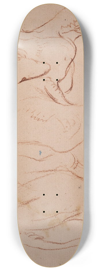 Daniel Nikolaus Chodowiecki - Standing elephant 8.25 inch art skate deck