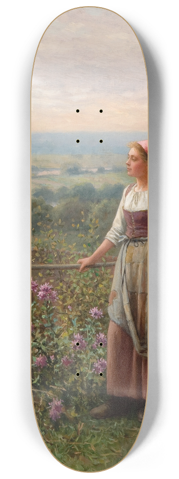 Daniel Ridgway Knight - Evening at Chantemesle 8.25 inch art skate deck