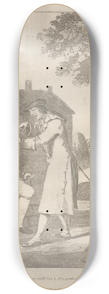 David Allan - Glaud and Symon 8.25 inch art skate deck