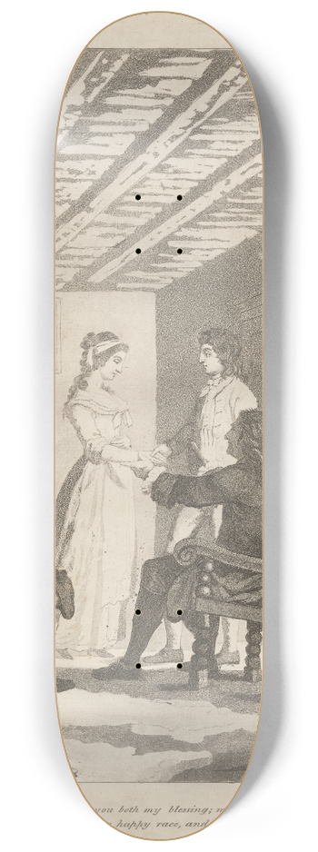 David Allan - Sir William Worthys Blessing 8.25 inch art skate deck