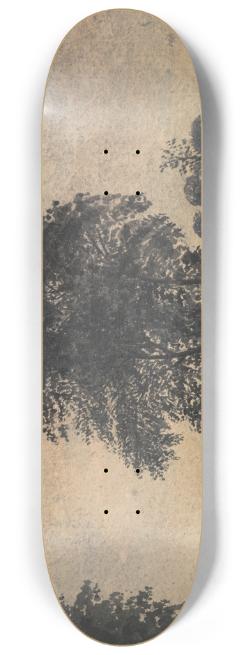 David Charles Read - Landscape with Trees. 8.25 inch art skate deck