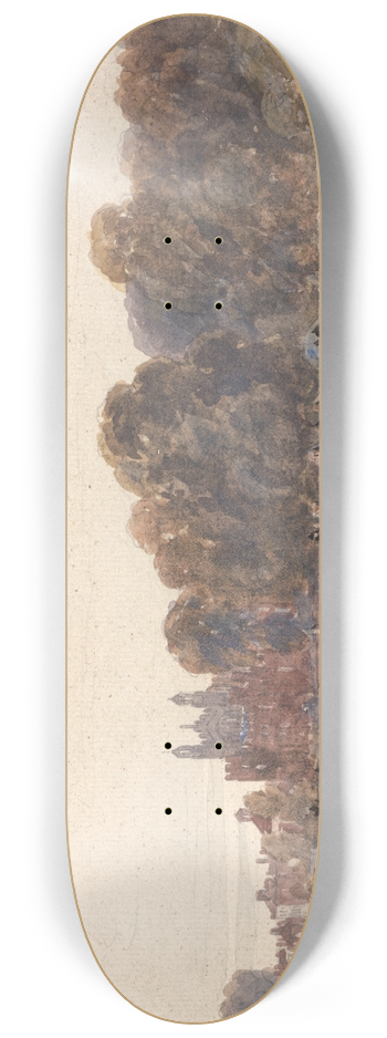 David Cox - Eton from the Thames 8.25 inch art skate deck