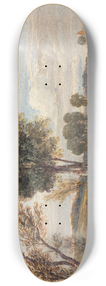 David Cox - On the Thames 8.25 inch art skate deck