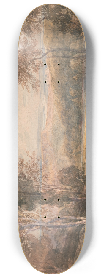 David Cox - On the Wye 8.25 inch art skate deck