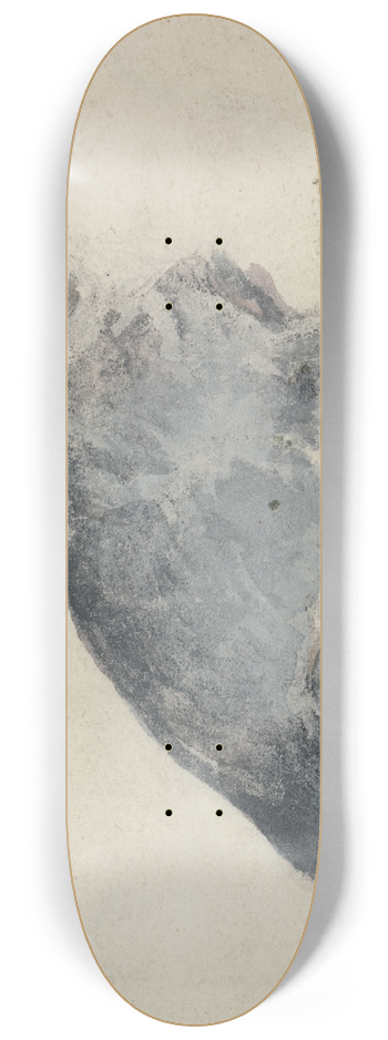 David Cox - Study of a Dog 8.25 inch art skate deck