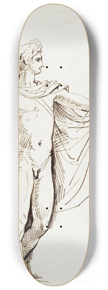 David Humbert de Superville - Apollo Belvedere 8.25 inch art skate deck