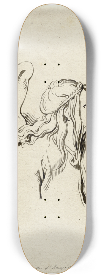 David Humbert de Superville - Engel, halffiguur 8.25 inch art skate deck