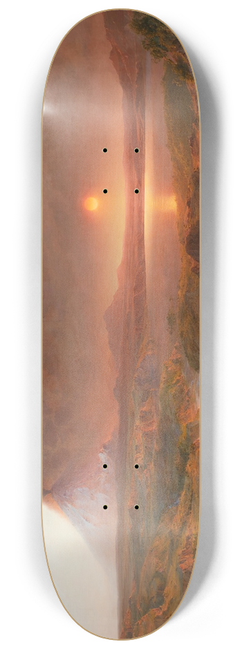 Frederic Edwin Church - Cotopaxi 8.25 inch art skate deck