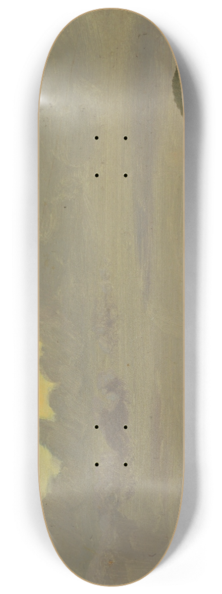 Frederic Edwin Church - Hilltop and Clouds 8.25 inch art skate deck
