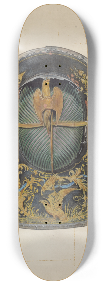 David Ramage - Firemans Helmet 8.25 inch art skate deck