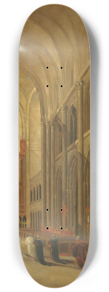 David Roberts - Going to Mass 8.25 inch art skate deck