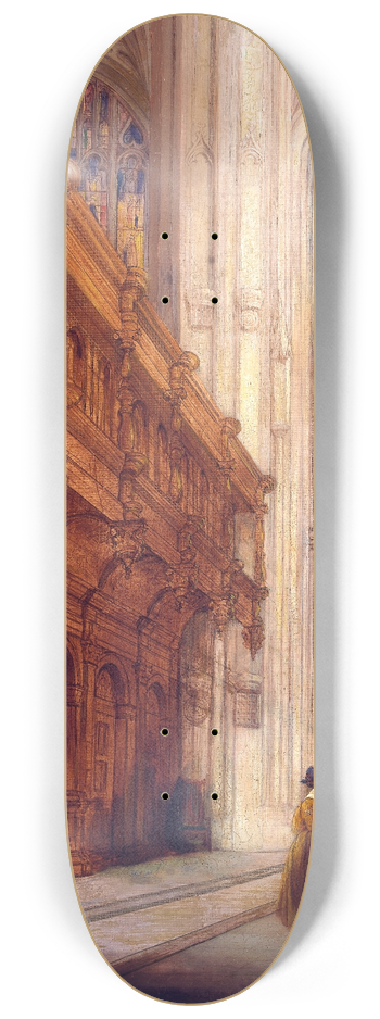 David Roberts - Kings College ChapelCambridge 8.25 inch art skate deck