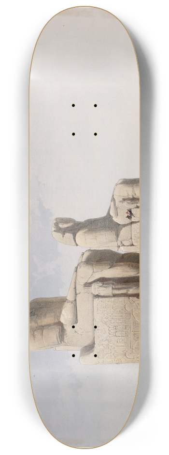 David Roberts - Thebes. Dec. 4th, 1838. 8.25 inch art skate deck