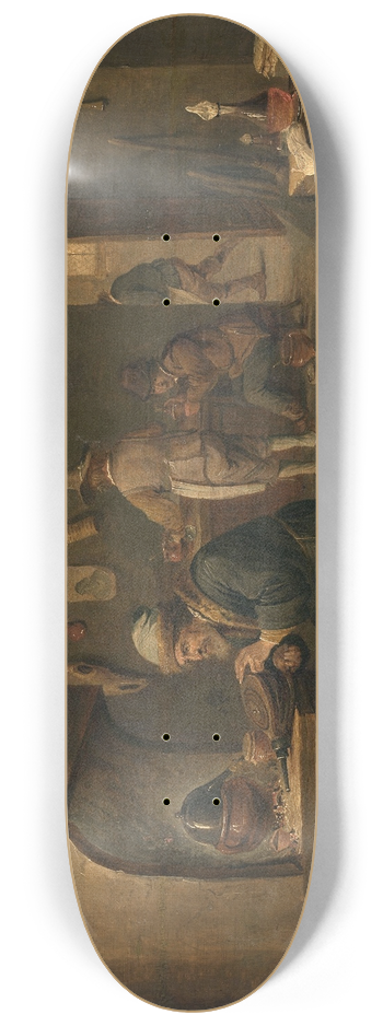 David Teniers The Younger - Alchemist 8.25 inch art skate deck