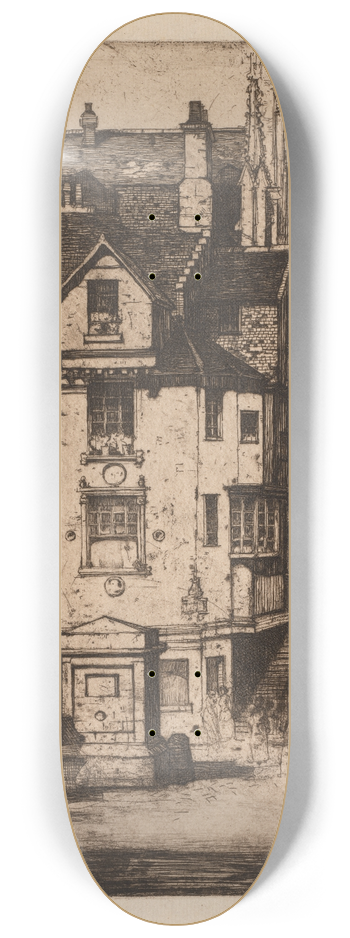 David Young Cameron - John Knoxs House 8.25 inch art skate deck