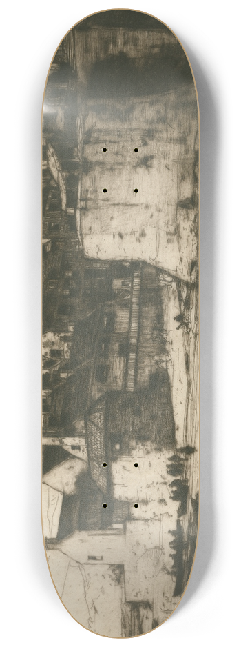 David Young Cameron - Robin Hoods Bay 8.25 inch art skate deck